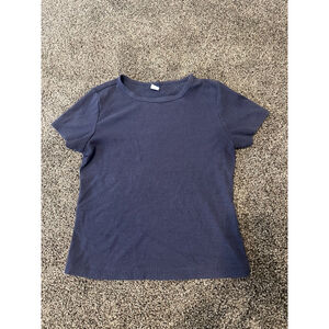 Old Navy Women's XS Short Sleeve Navy Blue T-Shirt